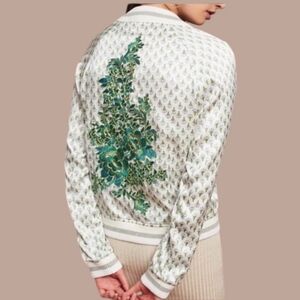 ANTHROPOLOGIE TINY EDITIONS EMBROIDERED BOMBER JACKET